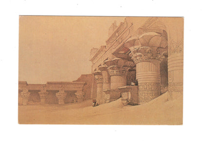 Ansichtskarte / Kunst David Roberts - Temple of Edfu