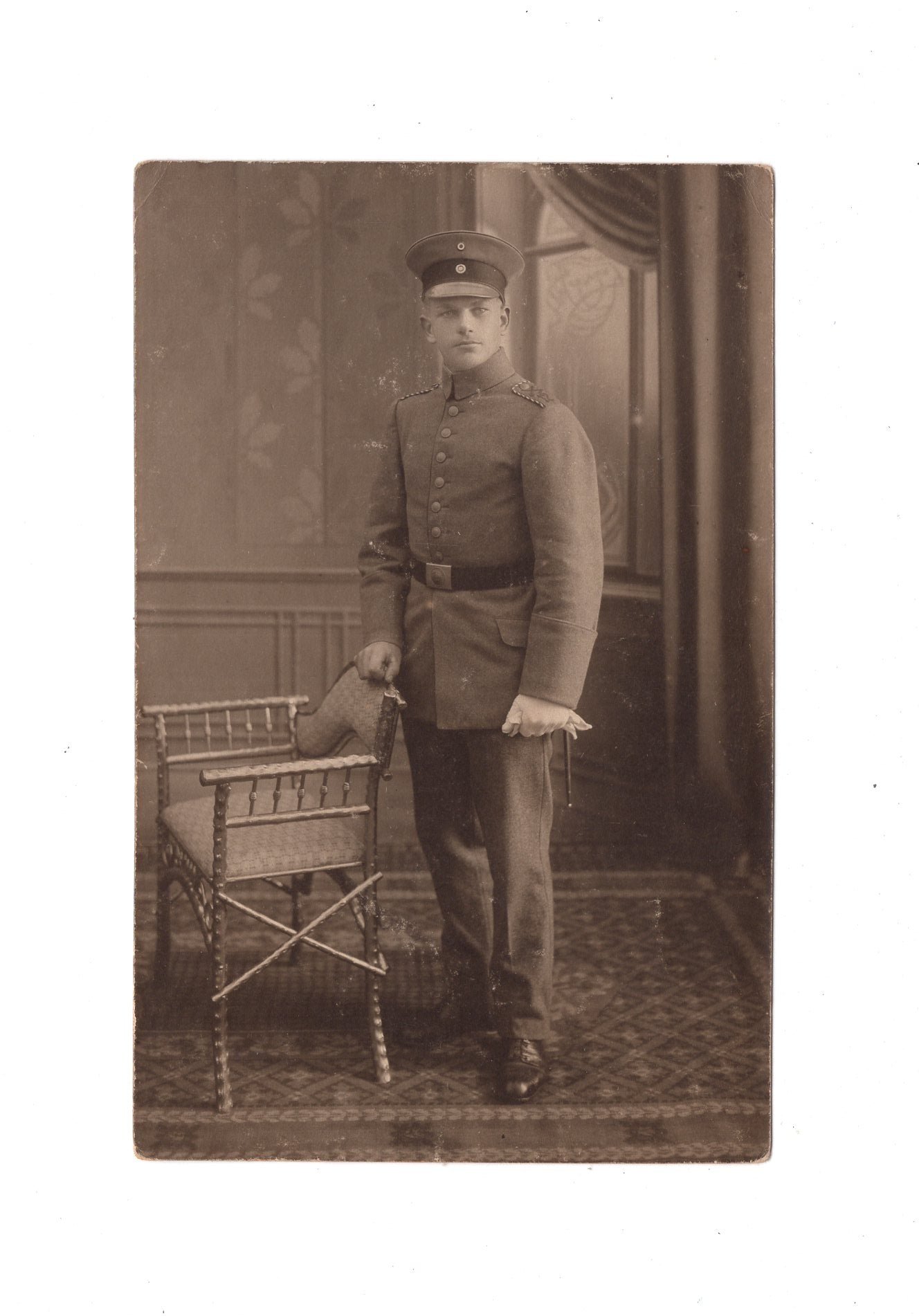 Ansichtskarte / Foto / Portraitfoto Soldat Regiment 12