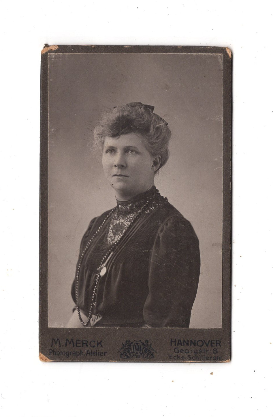 Fotografie Damenportrait - Hannover 1900er / CDV N1-14