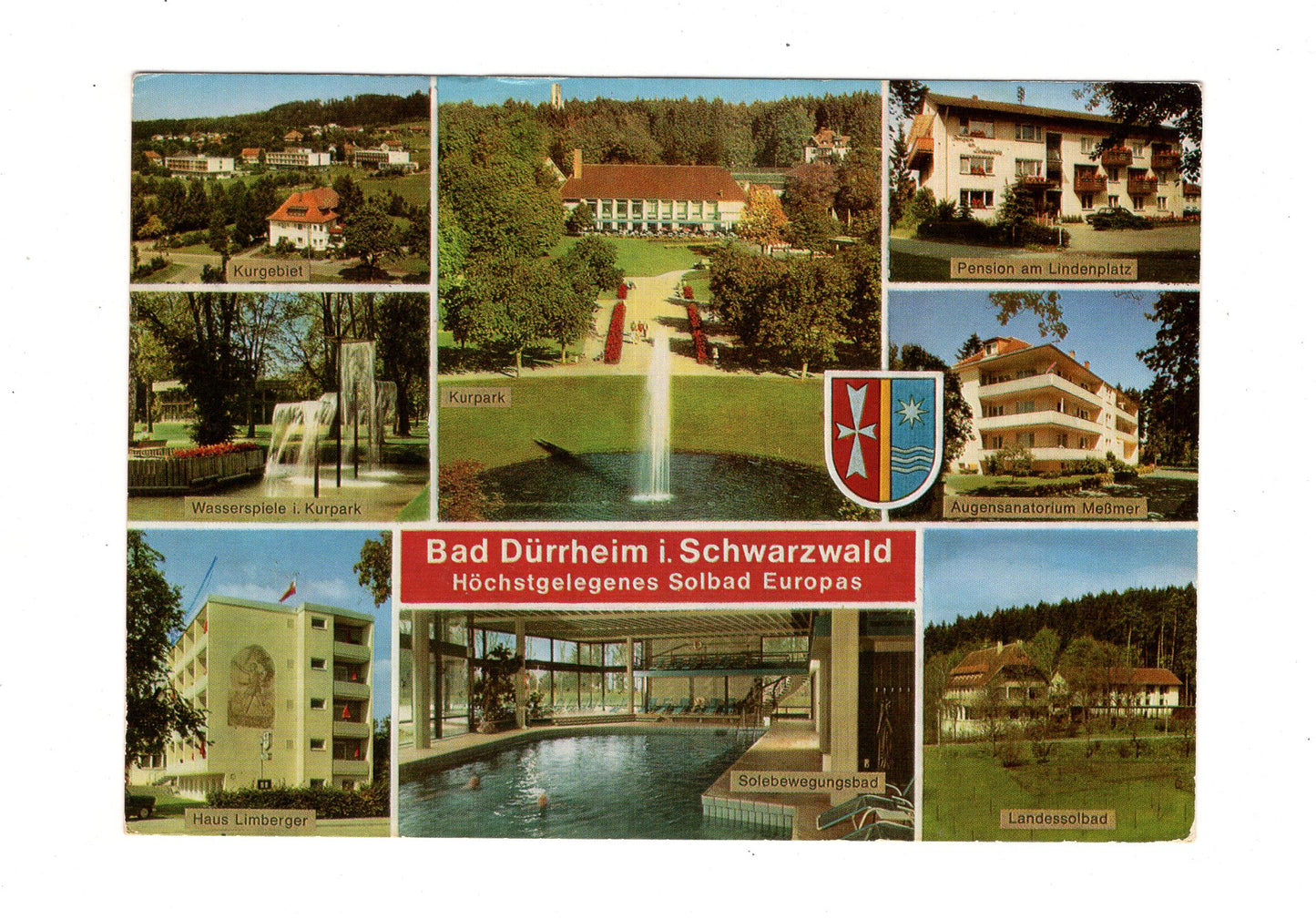 Ansichtskarte Bad Dürrheim im Schwarzwald / Landessolbad +++