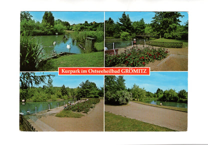 Ansichtskarte Ostseeheilbad Grömitz / Kurpark