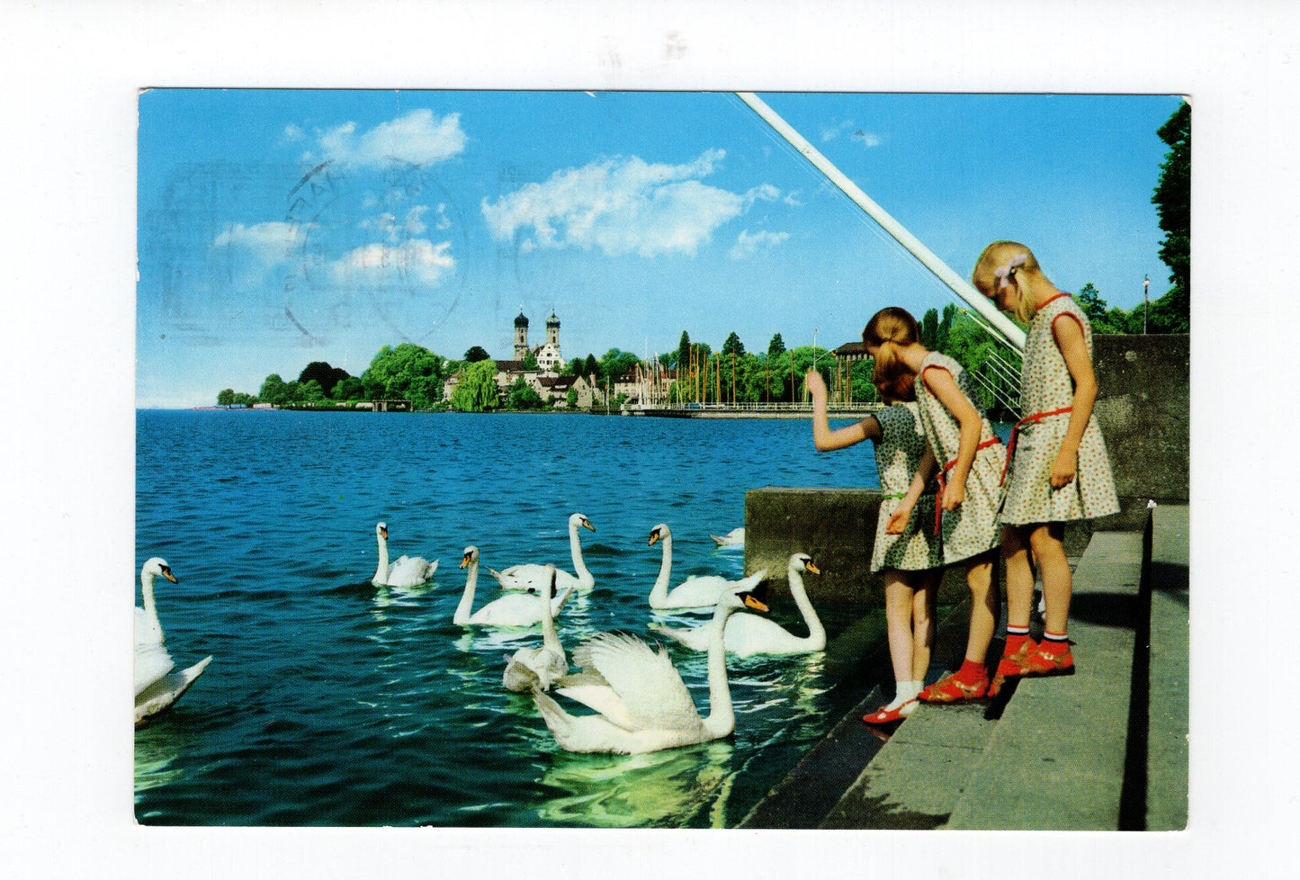 Ansichtskarte Friedrichshafen am Bodensee / Uferpromenade