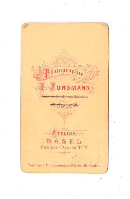 Fotografie Feine Dame - Zürich & Basel 1860er