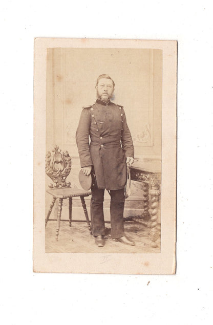 Fotografie Soldat - Berlin 1860er / CDV M1-07