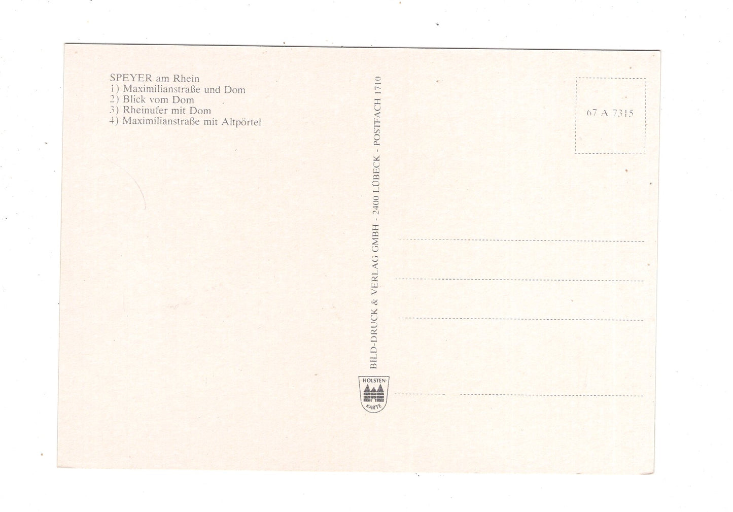 Ansichtskarte Speyer am Rhein / Rheinufer mit Dom +++ / M1-64