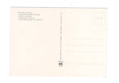 Ansichtskarte Speyer am Rhein / Rheinufer mit Dom +++ / M1-64