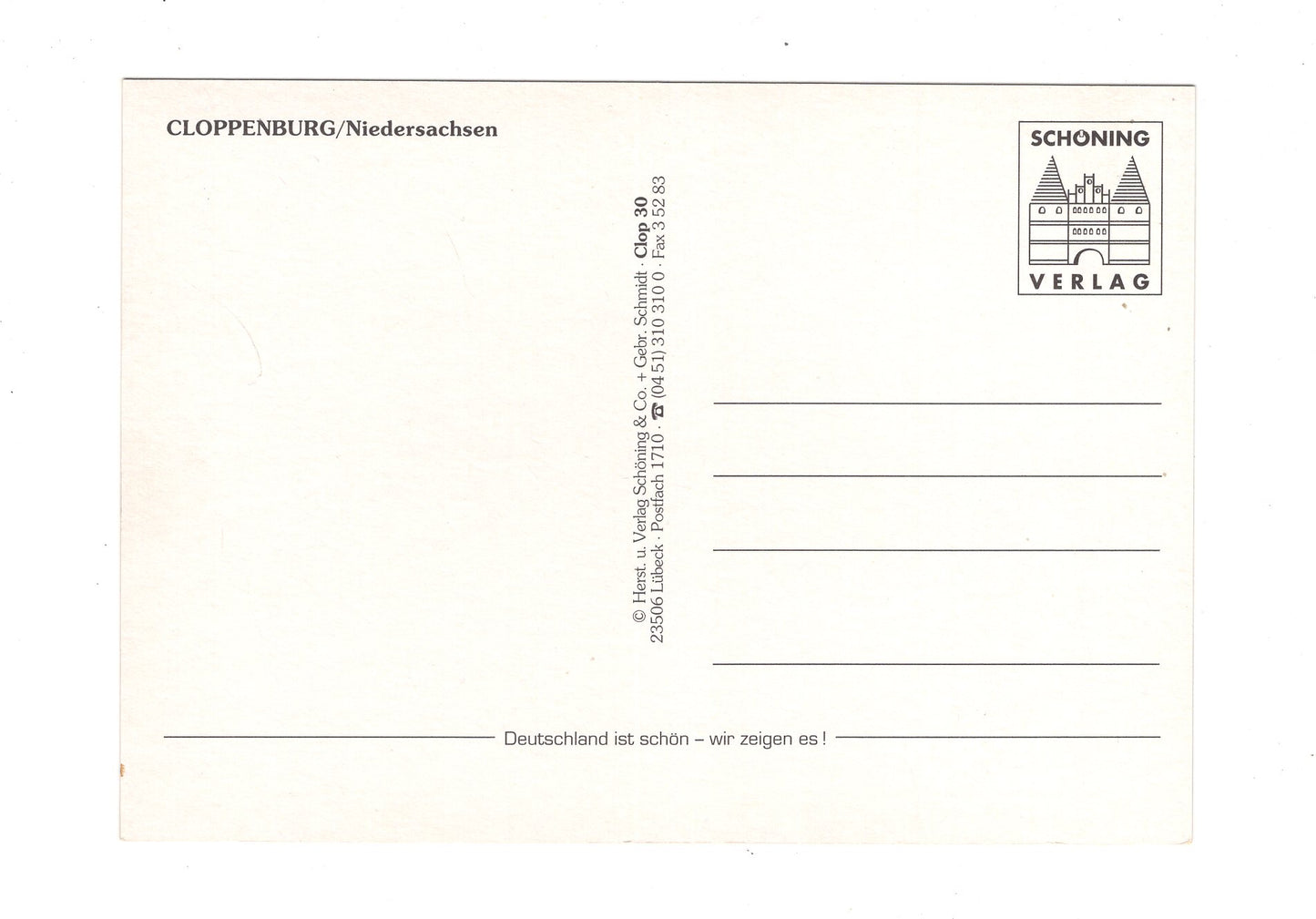 Ansichtskarte Cloppenburg / Niedersächsisches Freilichtmuseum