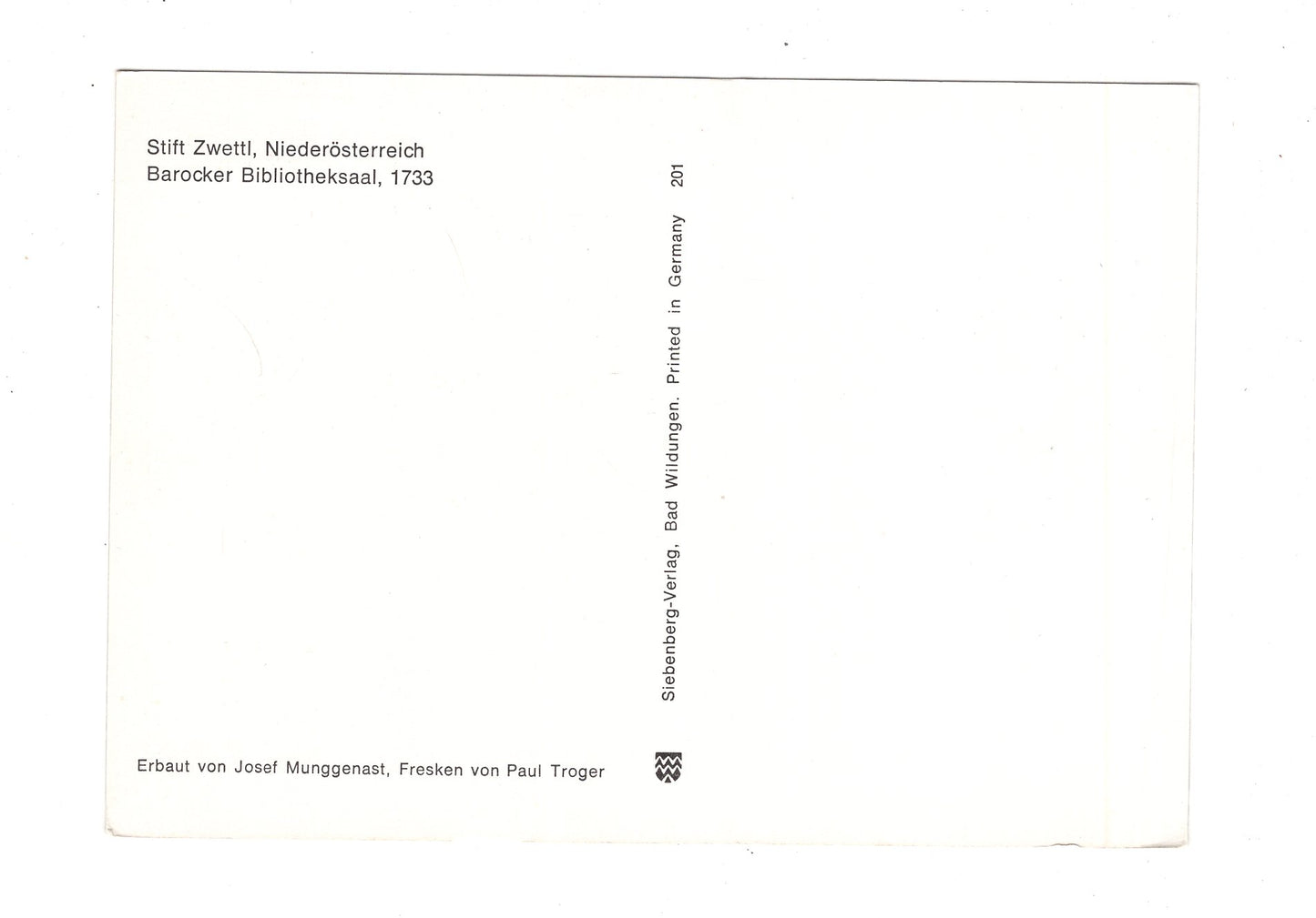Ansichtskarte Stift Zwettl / Niederösterreich / Österreich