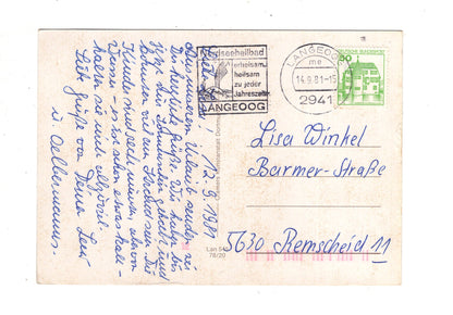 Ansichtskarte Nordseebad Langeoog / J1-66