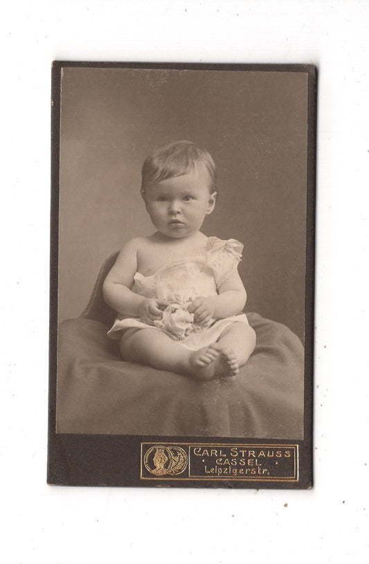 Fotografie Schönes Kinderbild / Baby - Kassel um 1910