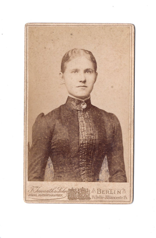 Fotografie Damenportrait - Berlin 1880er