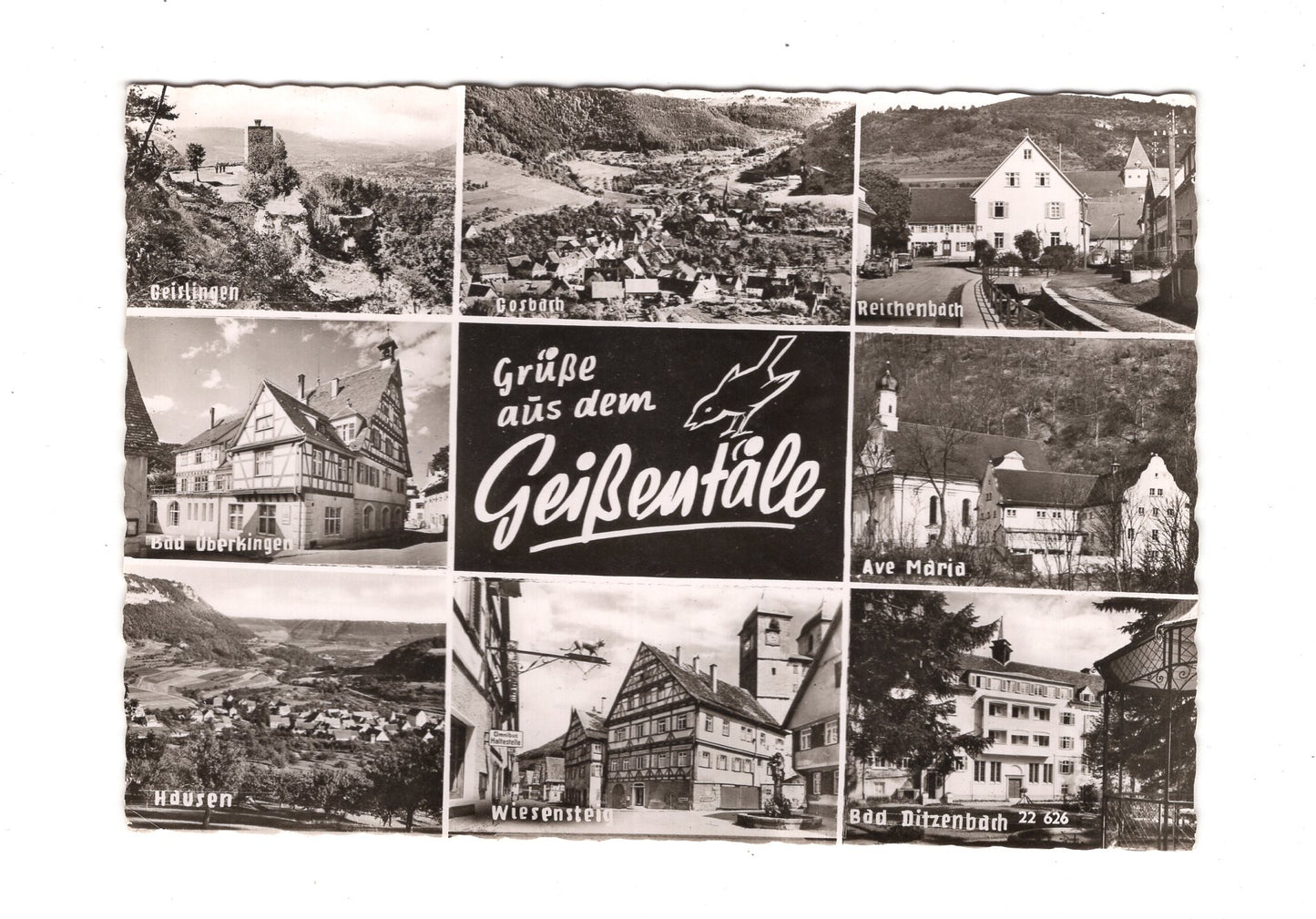 Ansichtskarte Gruß aus dem Geißentäle