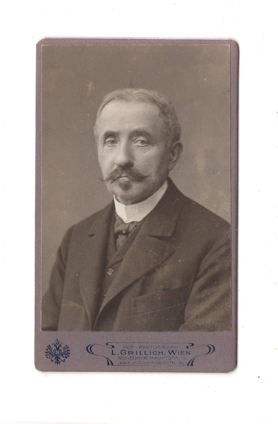 Fotografie Herrenportrait - Wien 1900er / CDV C1-22