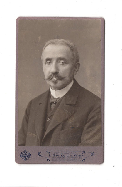 Fotografie Herrenportrait - Wien 1900er / CDV C1-22