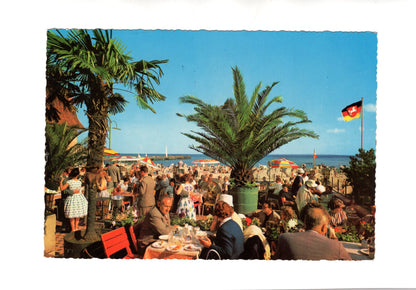 Ansichtskarte Ostseeheilbad Grömitz / Strandhalle - Terrasse