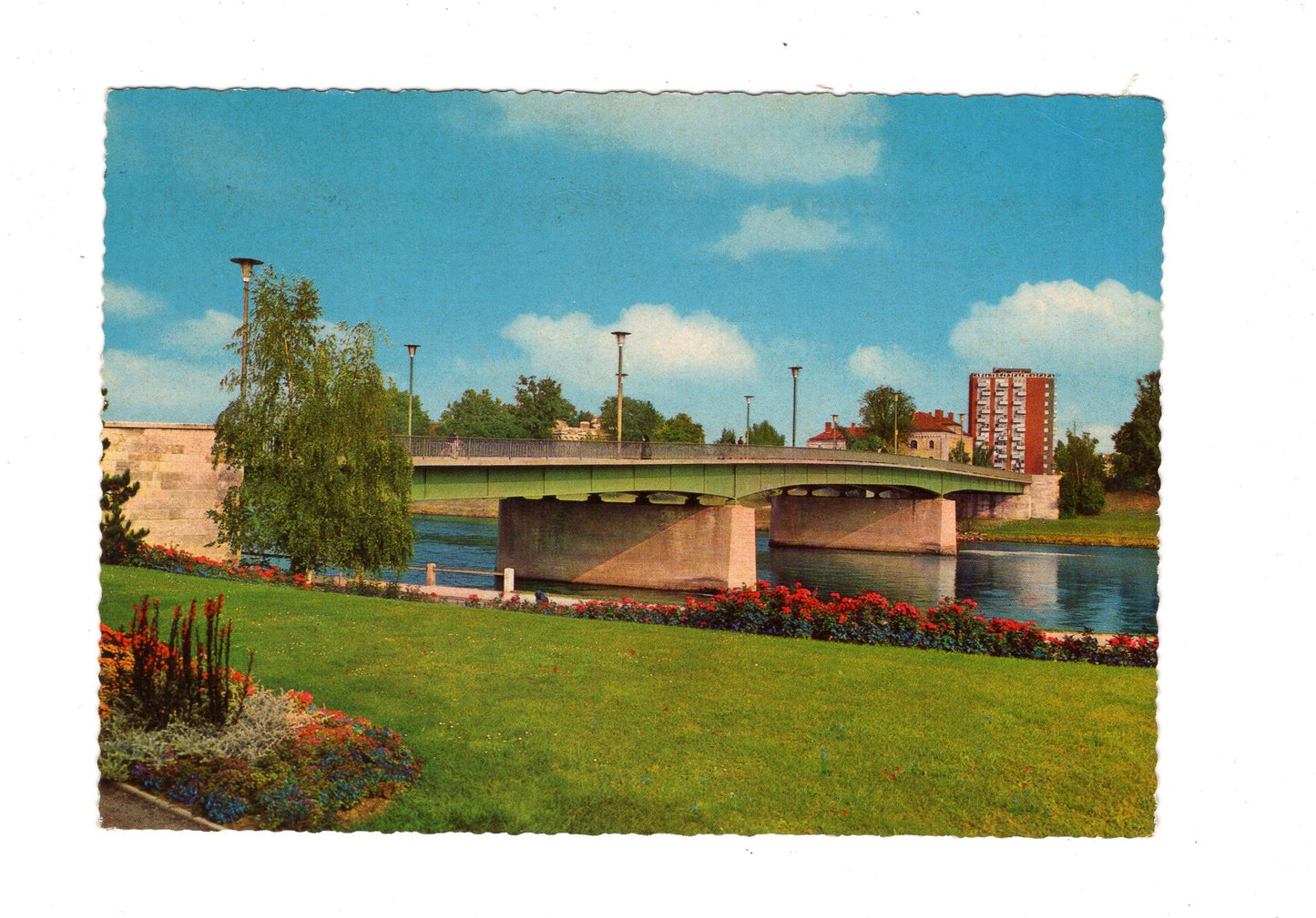 Ansichtskarte Ingolstadt an der Donau / Donaubrücke / G1-59
