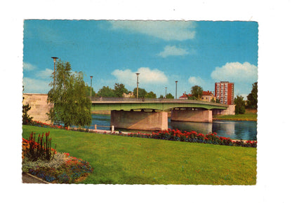 Ansichtskarte Ingolstadt an der Donau / Donaubrücke / G1-59