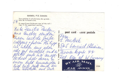 Ansichtskarte Quebec / Kanada