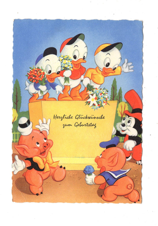Ansichtskarte Glückwünsche / Glückwunsch zum Geburtstag / L1-57