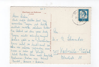 Ansichtskarte Überlingen am Bodensee / Kurhalle