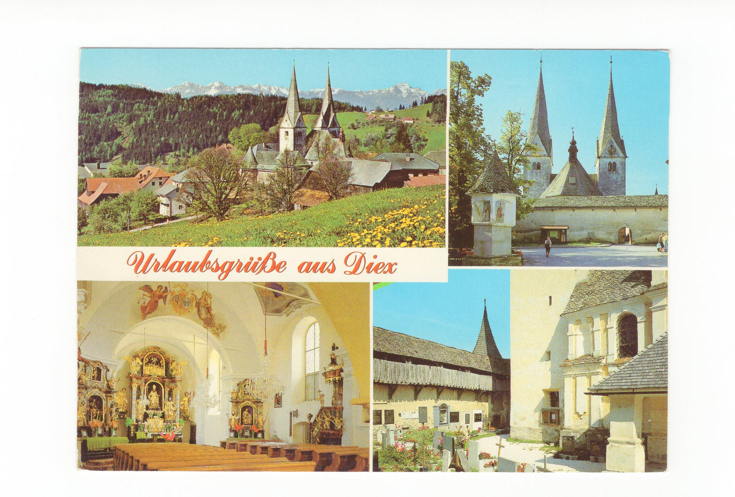 Ansichtskarte Diex / Pfarrkirche / Kärnten / Österreich
