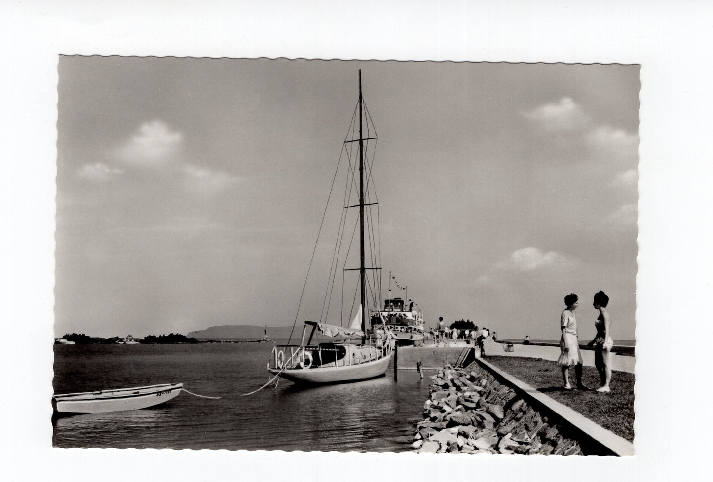 Ansichtskarte Balatonlelle / Mole / Ungarn