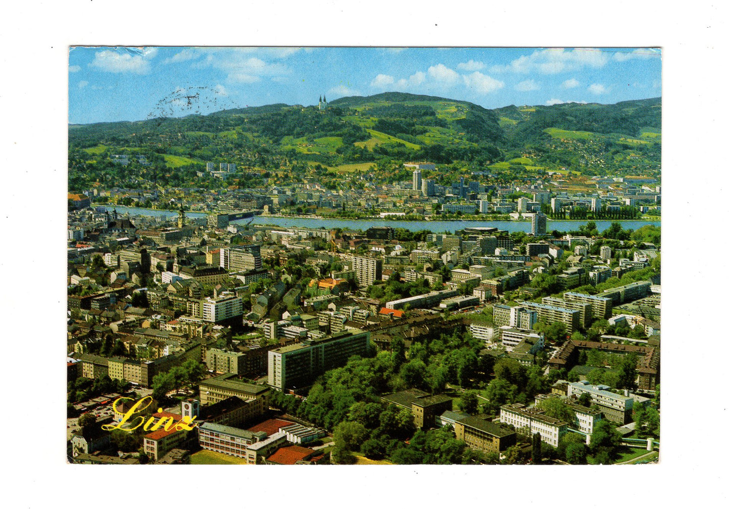 Ansichtskarte Donaustadt Linz / Österreich
