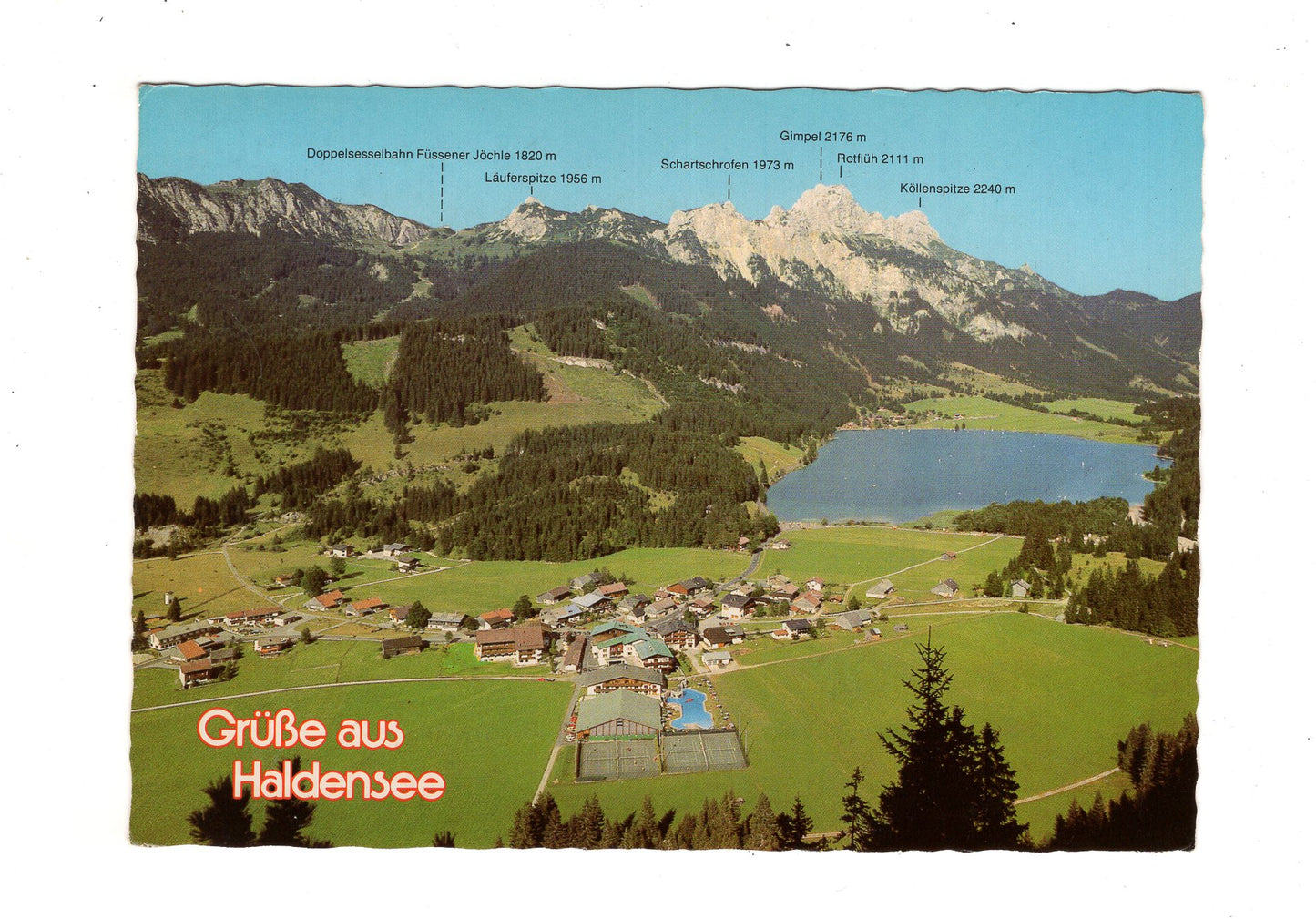 Ansichtskarte Haldensee / Tannheimer Tal / Tirol / Österreich
