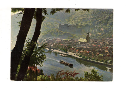 Ansichtskarte Heidelberg / Blick vom Philosophenweg / I1-68