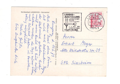 Ansichtskarte Nordseebad Langeoog / Sonnenhof / J1-66