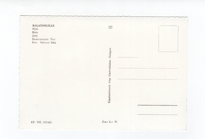 Ansichtskarte Balatonlelle / Mole / Ungarn