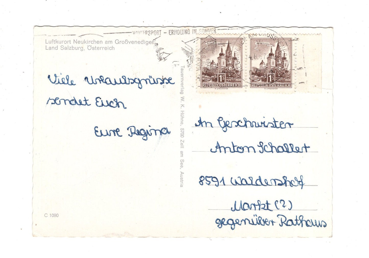 Ansichtskarte Neukirchen am Großvenediger / Österreich