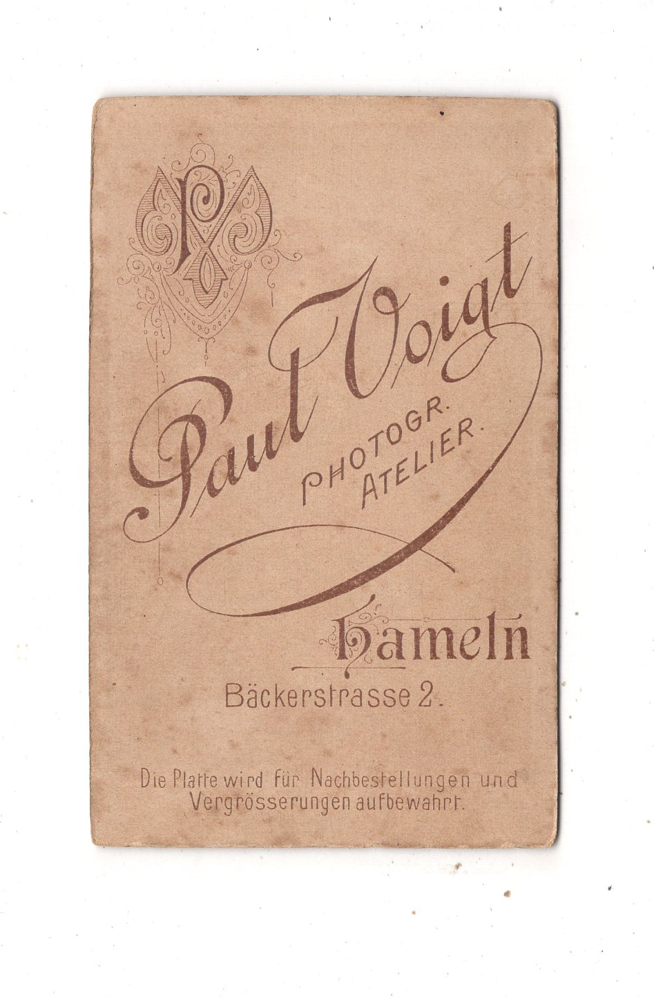 Fotografie Feine Dame - Hameln 1890er