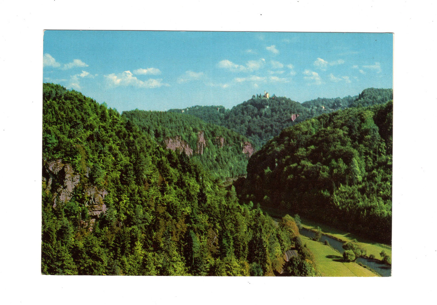 Ansichtskarte Wiesenttal / Fränkische Schweiz / Blick auf Burg Gößweinstein