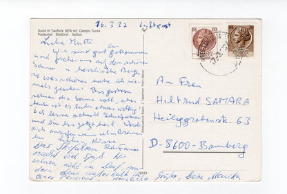 Ansichtskarte Sand in Taufers / Pustertal / Südtirol / Italien