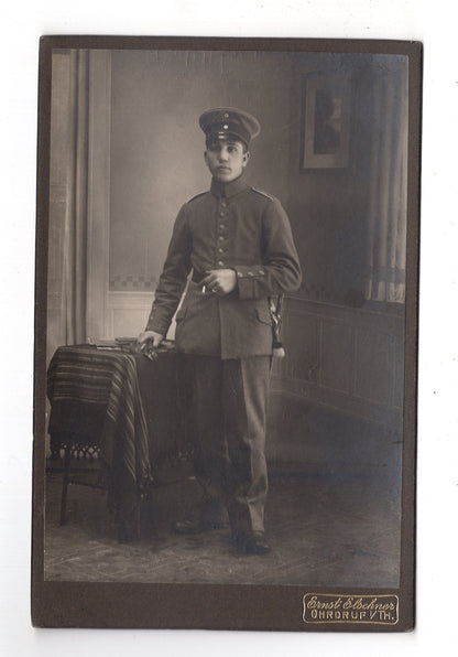 Fotografie Soldat - Ohrdruf 1910er / CAB U-21