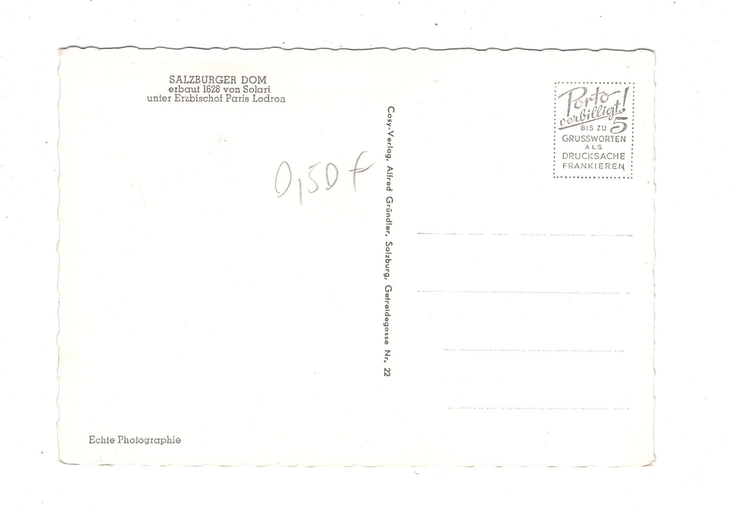 Ansichtskarte Salzburg / Dom / Österreich / N1-65