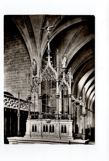 Ansichtskarte Augsburg / Dom / Bronzeretabel auf dem Altar