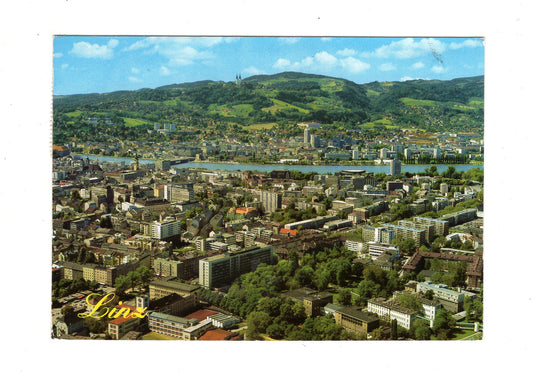 Ansichtskarte Donaustadt Linz / Österreich