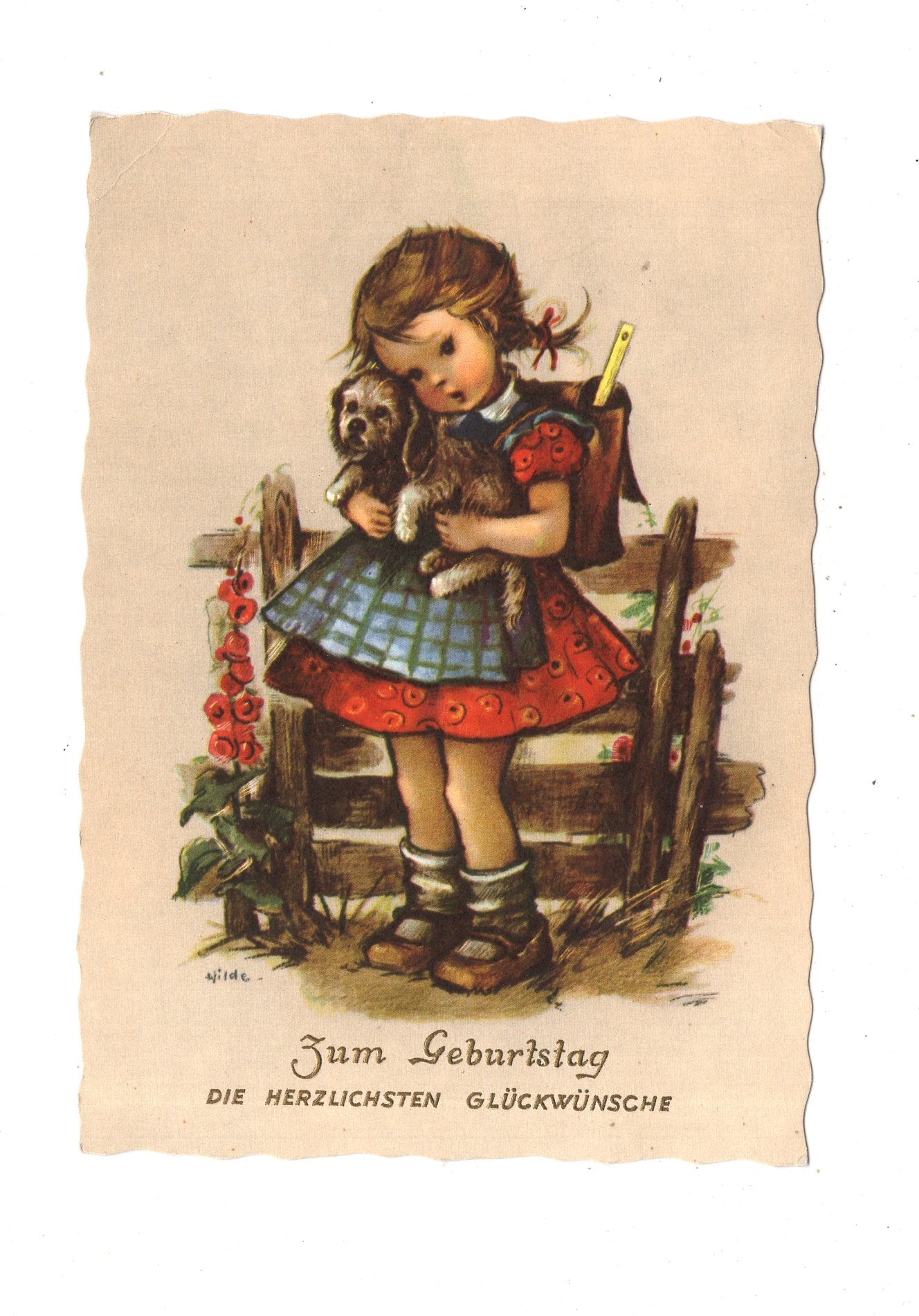 Ansichtskarte Glückwünsche / Glückwunsch zum Geburtstag / L1-57