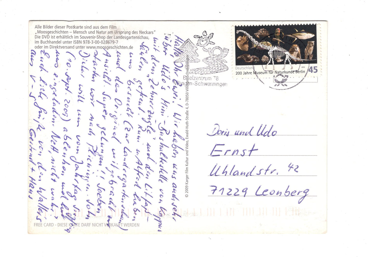 Ansichtskarte Grüße vom Ursprung des Neckars / I1-52