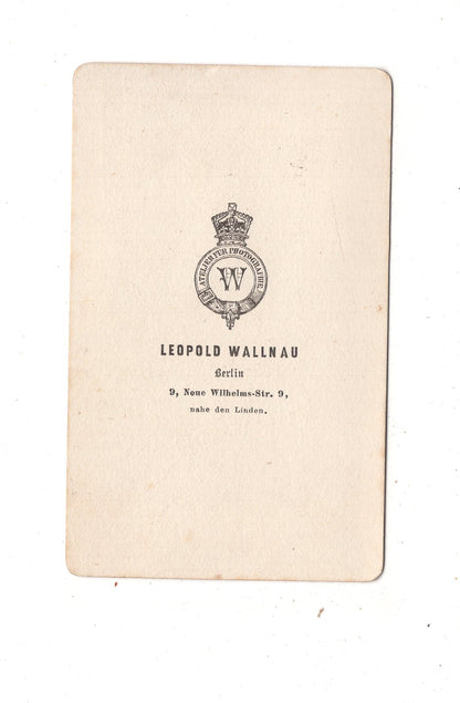 Fotografie Soldat mit Epauletten - Berlin 1860er / CDV M1-07