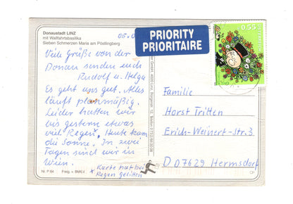 Ansichtskarte Donaustadt Linz / Österreich