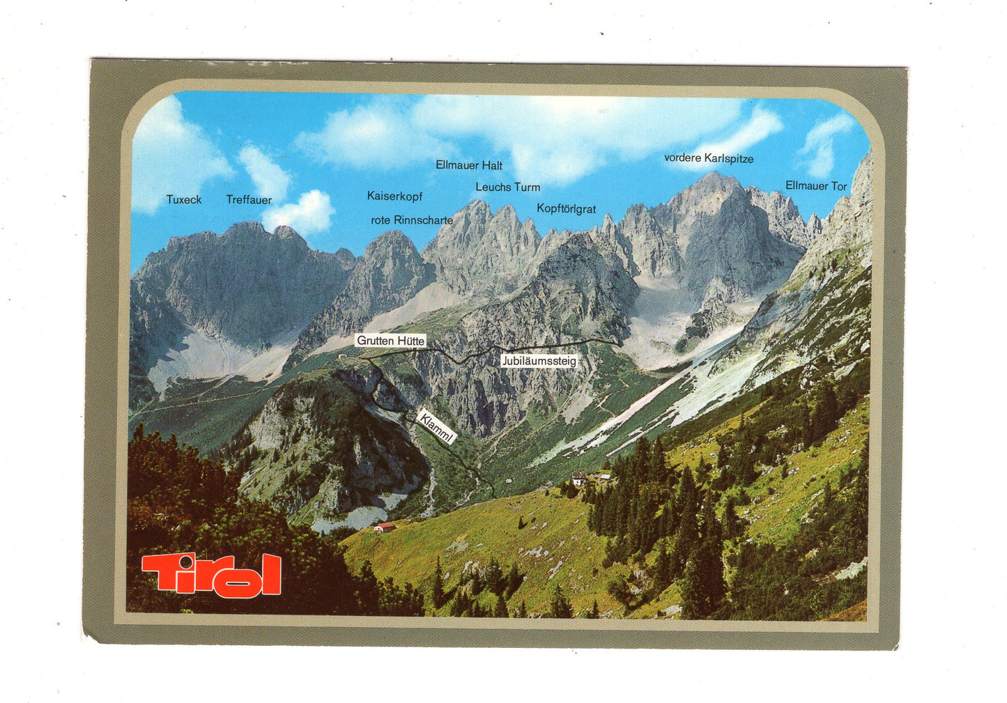 Ansichtskarte Im Wilden Kaiser / Tirol / Österreich / N1-65