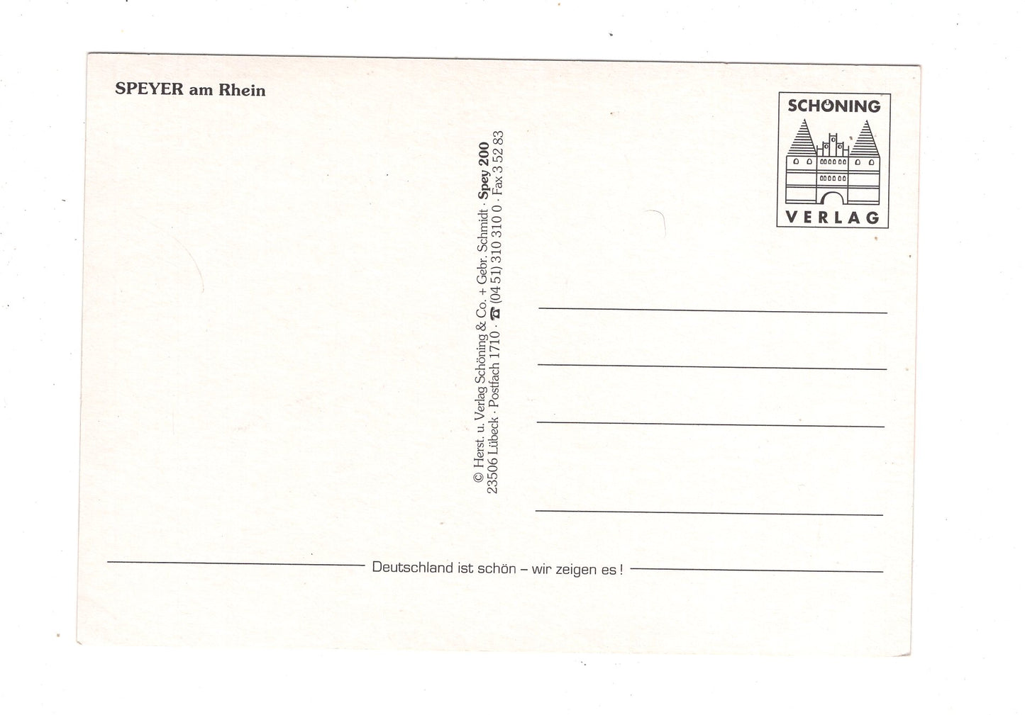 Ansichtskarte Speyer am Rhein / Kaiserdom +++ / M1-64