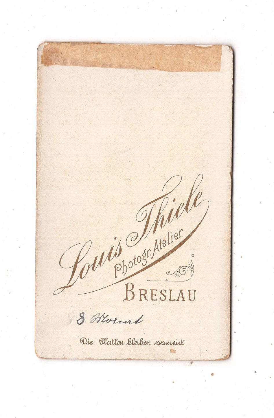 Fotografie Schönes Kinderbild / Baby - Breslau Wroclaw 1890er