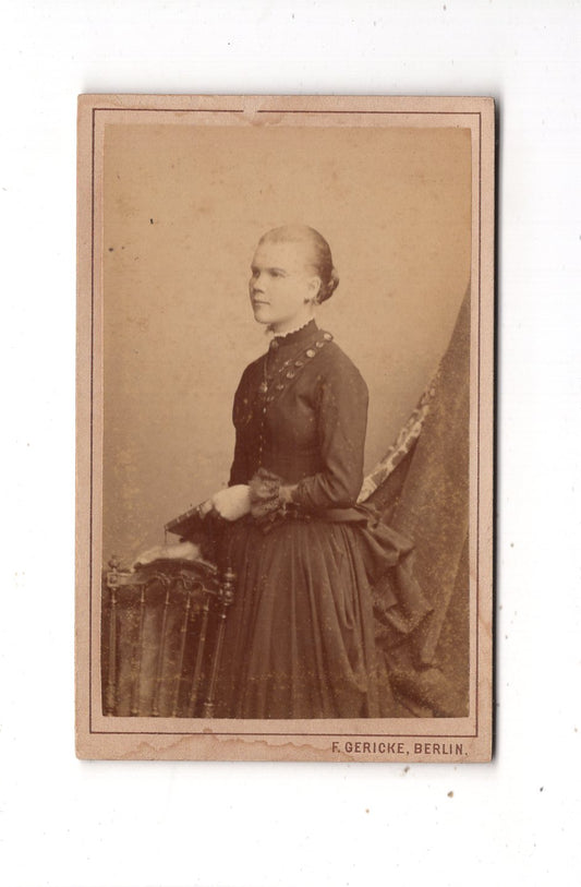 Fotografie Feine Dame - Berlin 1886
