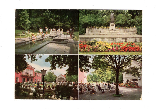 Ansichtskarte Bad Wörishofen / Allgäu / Kneipp-Denkmal +++