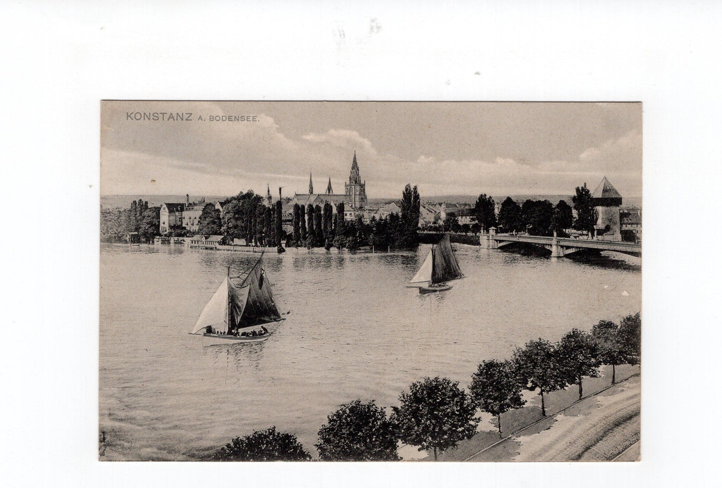 Ansichtskarte Konstanz am Bodensee - 1907