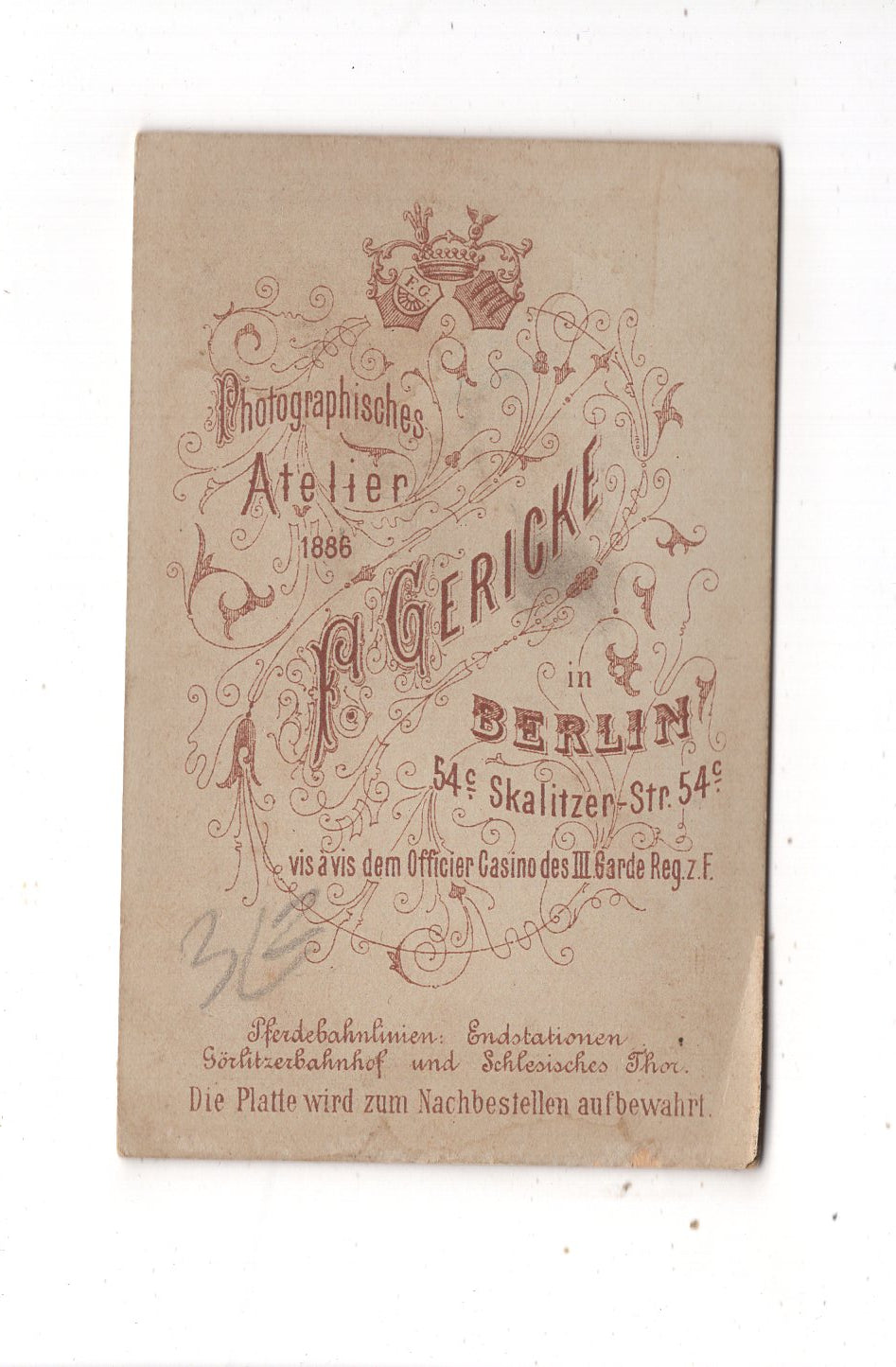 Fotografie Feine Dame - Berlin 1886